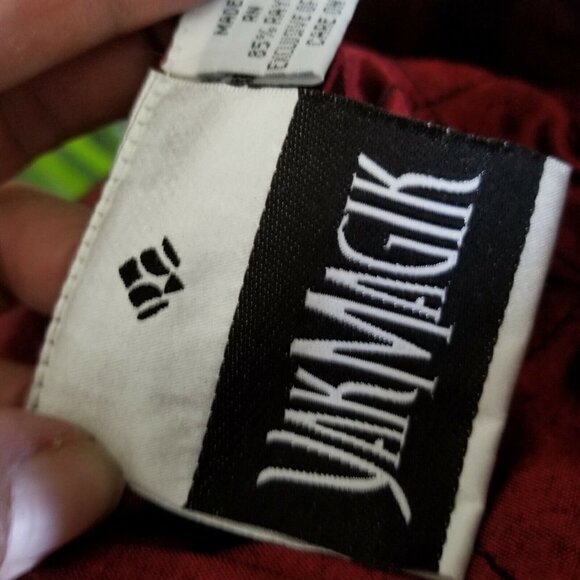 Vintage Size Small Reversible Jacket Patchwork Velvet and Silk Blend Yak Magik - Picture 12 of 12